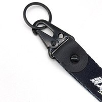 Grosir Pabrik Gantungan Kunci Bordir Kustom Dua Sisi Aksesoris Gantungan Kunci Personalisasi Cetak Kustom Carabiner Pendakian