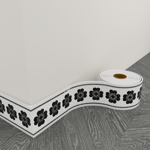 Bande de plinthe autocollante en PVC épaissi, étanche, décorative, aspect <span class=keywords><strong>carrelage</strong></span> - Product Image 6