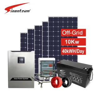 نظام الطاقة الشمسية المنزلية 10kw نظام لوحات شمسية عدة 10000 w 20000w 50000w النظام الشمسي 10000 w