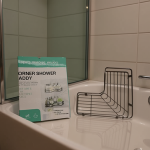 Bathroom Corner <b>Shower</b> Caddy Metal Rack 16591 Q7-2157 <b>Storage</b> Organizer - Product Image 2