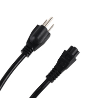 Cordon d'alimentation CA standard américain, échantillon gratuit, prise 3 broches USA, cordon d'alimentation 3 broches pour ordinateur, cuiseur à riz, appareils électroménagers