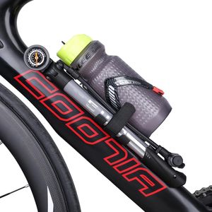 <span class=keywords><strong>Pompe</strong></span> à vélo en alliage d'aluminium <span class=keywords><strong>GIYO</strong></span> avec compatibilité valve Schrader/Presta, tuyau de 29 cm, manomètre, gonfleur d'air pour vélo 120 PSI - Product Image 2