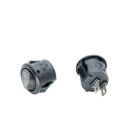 Interruttore a bilanciere elettronico KCD11 a 2 pin e 2 posizioni, a forma di piccola barca in plastica, con foro da 15 mm, 250 V CA, 3 A, 1NO, per elettrodomestici