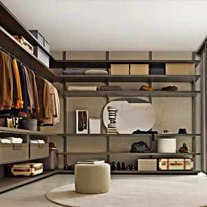 Armario de Madera, Diseño Moderno y Minimalista, Muebles para Dormitorio, Vestidor - Product Image 1