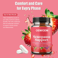 Groothandel OEM GMP-gecertificeerde veganistische natuurlijke Black Cohosh capsules voor vrouwen, ter ondersteuning en verlichting bij menopauze.