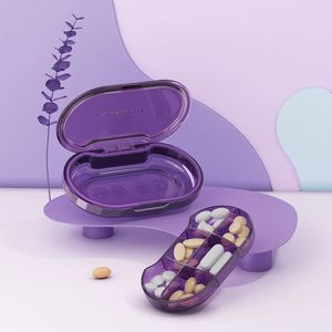 Organizador de Viaje Mini Portátil Colorido: Pastillero Transparente de PP al por Mayor con Compartimentos Extraíbles Personalizado - Product Image 3