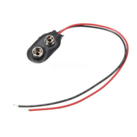 # 38025 Conector de Botón para Batería de 9V con Cable de 15CM