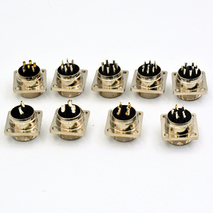 M16 штекер + Женский адаптер с 2/3/4/5/6/7/8/9/10 контактов Водонепроницаемый Разъем GX16 для электронного разъема и штепсельной вилки - Product Image 4