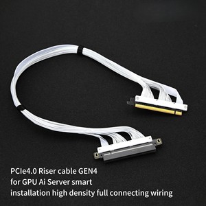 Pcie 4.0 X16 <span class=keywords><strong>Card</strong></span> đồ họa mở rộng cáp Riser <span class=keywords><strong>PCI</strong></span> Express 16X GPU <span class=keywords><strong>Adapter</strong></span> 1U 2U máy chủ bên ngoài bên trái phải phụ kiện máy tính - Product Image 6