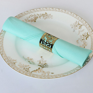 Servilletas de mesa de boda de poliéster hechas a mano, servilletas de vestido modernas teñidas Lisas para servilletas de tela para el hogar - Product Image 5