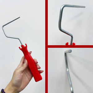 12 pièces de cadres de rouleaux à peinture rouges de 4 pouces, supports de rouleaux uniquement sans housses de rouleaux, pour la peinture murale et la décoration intérieure - Product Image 4