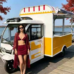 Food Truck Personalizzabili per Hot Dog/Dessert/Campeggio, Attrezzati con Set Completo di Attrezzature da Cucina - Product Image 1