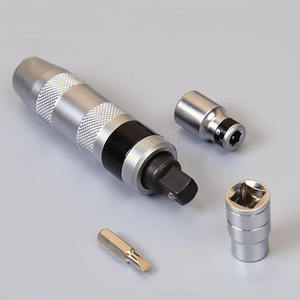 Jeu de tournevis à chocs hexagonaux à pointe magnétique en acier au chrome-molybdène robuste de qualité industrielle avec finition zinguée et manche en plastique pour l'automobile - Product Image 5