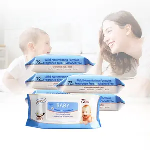 Lenços umedecidos para bebês com água pura RO, estojo personalizado coreano para viagem Oem Odm, lenços umedecidos para bebês