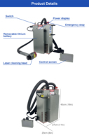 Máquina de Limpieza y Eliminación de Óxido con Láser de Fibra de 50W 100W 200W para Metal, con 1 Año de Garantía y Fácil Operación