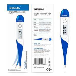 Termômetro digital eletrônico para febre, com termômetro rectal oral de ponta flexível para bebê - Product Image 2