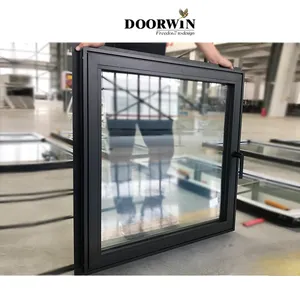 Doorwin Aluminum Slim-Line Window System Minimized Borders For A Maximized View Double Tempered Casement Glass Balcony Windows