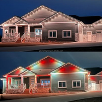   Lumières LED ponctuelles RGBW 3 pièces 30 mm, étanches IP67, 12 V CC, pour Noël et les fêtes, éclairage extérieur permanent pour la maison