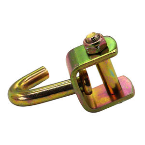 <span class=keywords><strong>Gancho</strong></span> en J giratorio de 360 grados con pasador de horquilla y perno, accesorio de extremo de alta resistencia para sistema de control de carga en camiones y remolques - Product Image 4