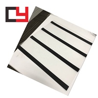 Feuille de film stratifié semi-brillante avec bande magnétique pour carte de crédit et document