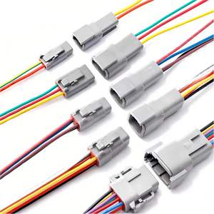 DT04-2P ซีรีย์ Deutsch DTM/3P/4P/6P/8P/12P/12P DT06-2S/3S/4S/6s/8S/12S สำหรับผู้หญิงยานยนต์ไมโคร-ขั้วต่อ USB พีวีซีทองแดง - Product Image 3