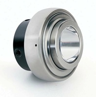 Roulement à billes robuste en acier chromé 35x72x42,9 mm P2 avec vis de blocage et bague intérieure étendue YAR 207-2F