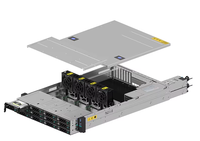 Großhandelspreis 2U 12-Bay GPU Rack-Mount-Servergehäuse 12GB Backplane Unterstützt 2. PCIE Anpassbares Server-Chassis