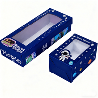 Dossiers en carton ondulé en matériaux recyclés avec fenêtre transparente - Emballage écologique pour figurines, peluches, commandes personnalisées