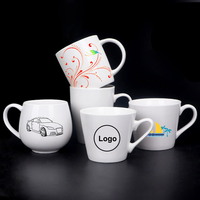 Tasse en céramique en porcelaine de 11 oz avec logo personnalisé Boce Promotion en gros Tasse à boisson vierge au design classique sublimée