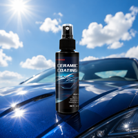 Spray de revêtement céramique super hydrophobe pour peinture automobile 120 ml, anti-pluie, anti-salissure, nano-céramique, spray d'étanchéité pour carrosserie automobile