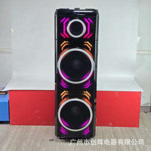 Bluetooth Speaker Dual 12-inch Drivers 3060W RGB Lights Portable Outdoor Fitness Home Use With Microphone TF Card USB - Product Image 4
