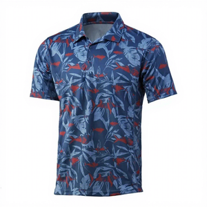 Chemises de pêche à col boutonné personnalisées, manches longues, sublimation, anti-UV UPF 50, séchage rapide, respirantes, 100% polyester, vêtements pour hommes - Product Image 3