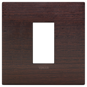 Placca Classic 1M Wenge Wall <b>Switch</b> <b>Plate</b> 9.7x9.7cm - Product Image 1