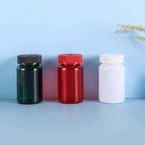 Bouteilles en plastique vides de cylindre de HDPE blanc bouteille de pilule de 175ml pour les bouteilles pharmaceutiques de capsule de pilule d'usage médical - Product Image 1