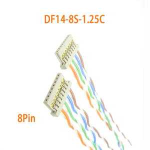 맞춤형 DF14-8S-1.25C 8핀 1.25mm 피치 커넥터 배선 하네스 (PLC 센서 의료기기 내부 연결용) - Product Image 1