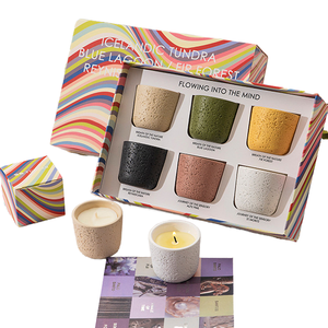 Juego de Velas Aromáticas para el Día de San Valentín y el Día de la Madre, Hechas a Mano con Cera de Soya Biodegradable, Fragancia Duradera, Caja de Regalo - Product Image 2