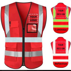 Chaleco de Seguridad Reflectante de Alta Visibilidad Personalizable para la Construcción, para Entornos Conscientes de Seguridad, con Logotipo Incluido - Product Image 5