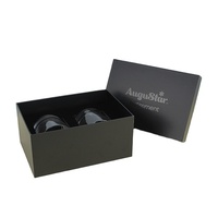 Carpeta Rígida de Cartón Negro de Lujo con Impresión Personalizada al por Mayor, con Laminado Mate y Logotipo, Tapa y Base de Dos Piezas para Joyería