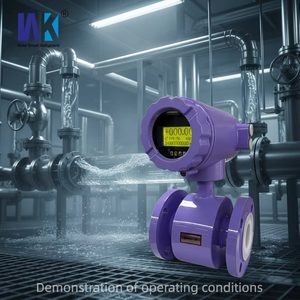 Goedkope 100mm RS485 digitale industriële elektromagnetische flowmeter voor vloeistoffen en afvalwater - Product Image 1