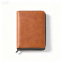 Libreta de Cuero con Logotipo Personalizado de Fábrica OEM, Diario de Lujo con Cubierta de Cuero PU A5 y Cierre Magnético, para Regalo Ejecutivo Empresarial