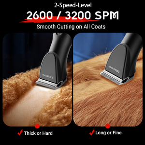 Tondeuse à poils pour chien sans fil LILIPRO EagleX Professional A5, 2 vitesses, tondeuse électrique pour animaux, ensemble de produits de toilettage pour chevaux - Product Image 4