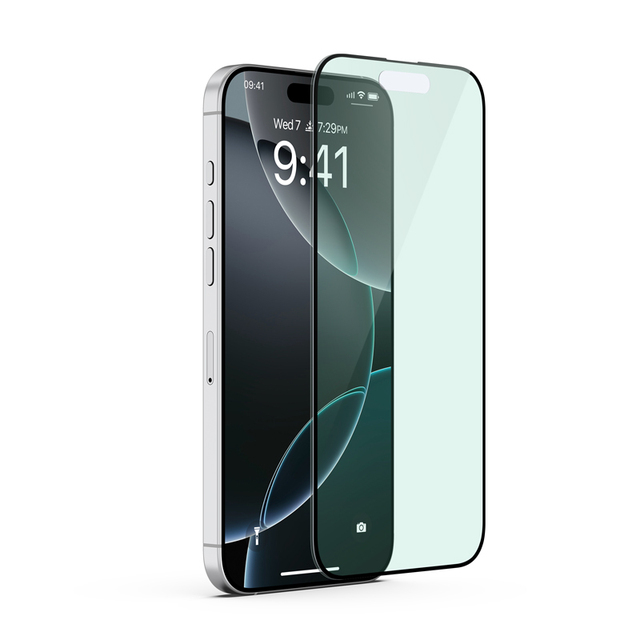 High Quality iPhone 17 16 15 14 Pro Max Tempered Glass High Clear Anti Blue Light Screen Protector for Samsung
