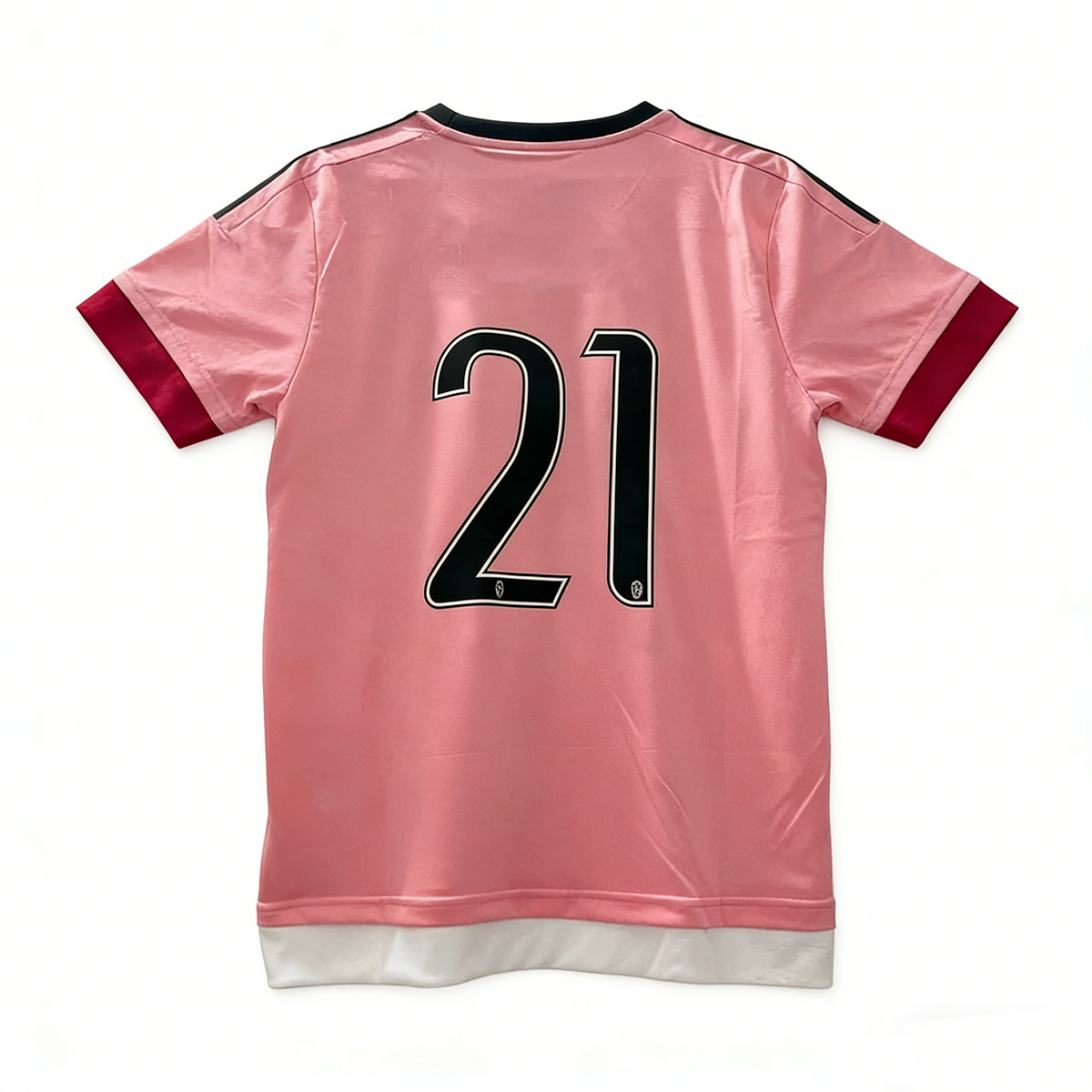 15-16 Bianconeri Away #21 Pink Jersey