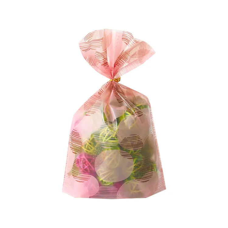 Özel plastik şeker yiyecek paketi çantası Diy bisküvi gıda plastik torba Mini bisküvi çantası