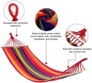 <span class=keywords><strong>Hamac</strong></span> suspendu balançoire nouveau Design confortable <span class=keywords><strong>toile</strong></span> extérieur macramé gland <span class=keywords><strong>hamac</strong></span> suspendu balançoire avec <span class=keywords><strong>barre</strong></span> en bois - Product Image 2