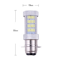 Moteur 92 LED 5000K Super Lumineux Lumière lampe DRL Lumières Moto Scooter Lumière Moto Phare led P15D H6M
