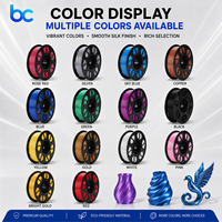 Filament PLA Soie Extrudé Haute Brillance 1,75 mm 1 kg Matériau pour Imprimante 3D Sans Post-Traitement Nécessaire Large Compatibilité Imprimantes FDM