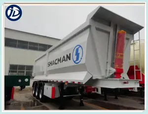 नई अनुकूलन 25 टन 100 टन डंप टिपर ट्रेलर ढोने ट्रक अर्द्ध ट्रेलर