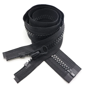 Hi-Q #8 Open End Big Teeth <strong>Plastic</strong> <strong>Zipper</strong> for Down Jacket Large <strong>Plastic</strong> <strong>Zipper</strong> Auto-lock Slider Resin <strong>Zipper</strong> Manufacturer - Product Image 4