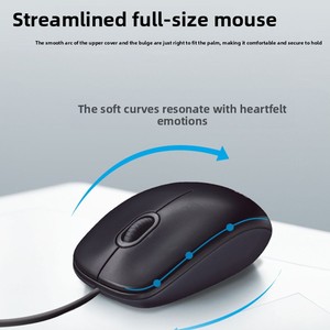 Ensemble clavier K120 et <span class=keywords><strong>souris</strong></span> filaire à capteur optique M90 pour bureau, maison, ordinateur portable, connexion USB - Product Image 5